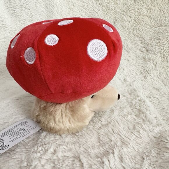 NWT Douglas Cuddle Toys Mushroom Hedgehog Macaroon Plush Toy Head 5” - Picture 3 of 5